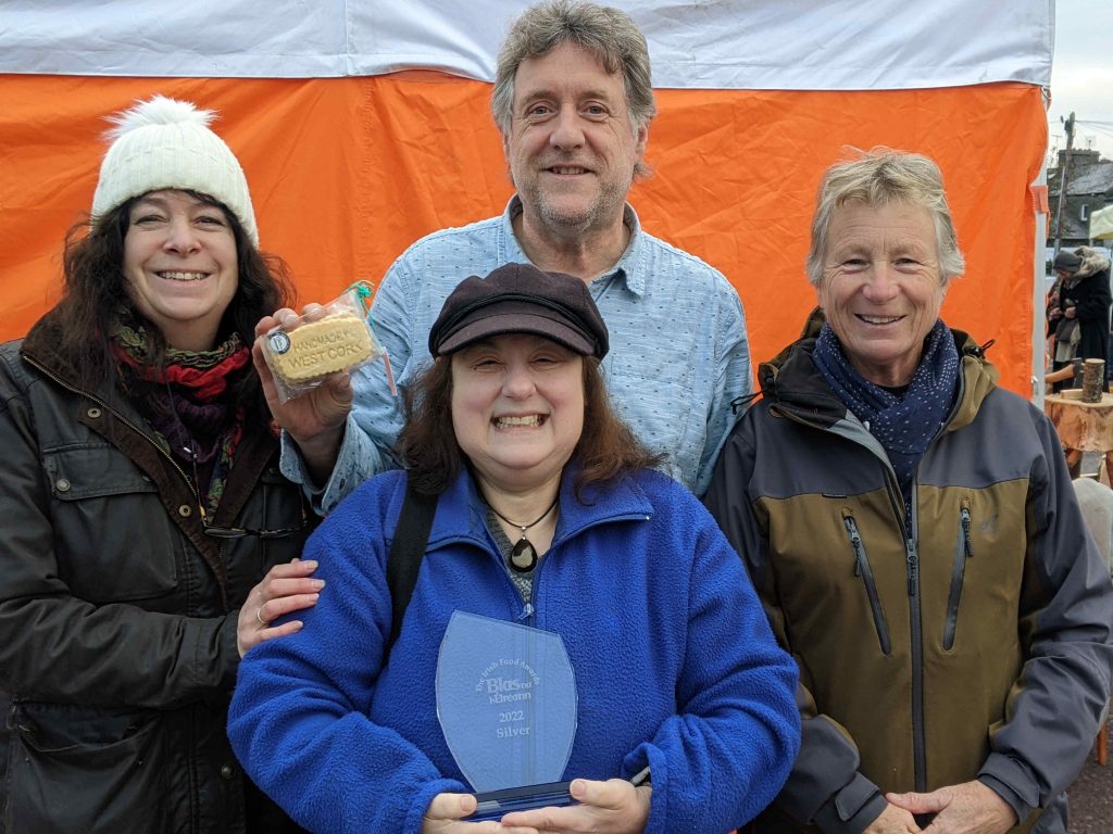 Susan with Peta, Martin and Anne at At Skibbereen Famers Market